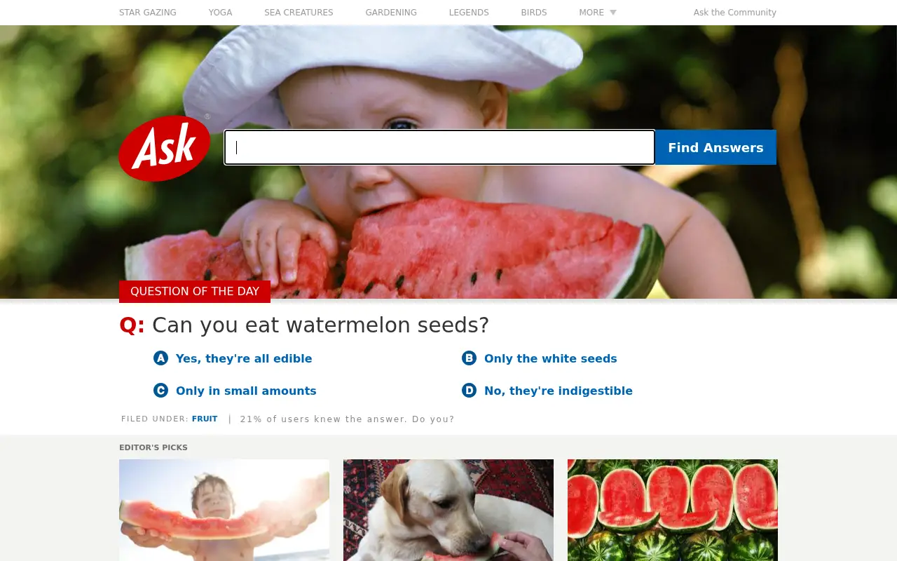 ask.com on June 30, 2015