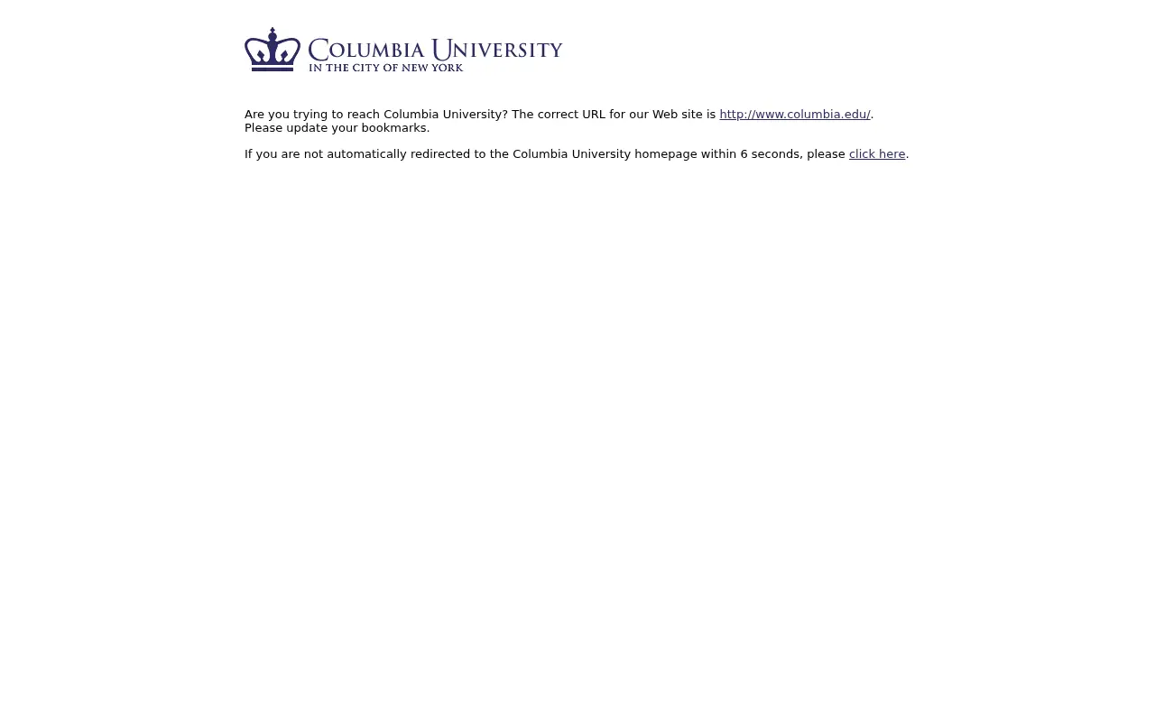 columbia.edu in 2004