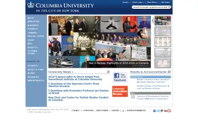 columbia.edu in 2016