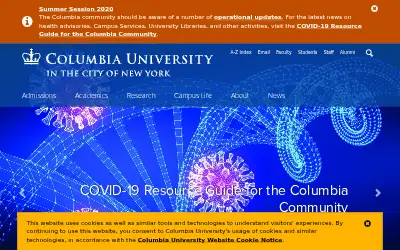 columbia.edu in 2020