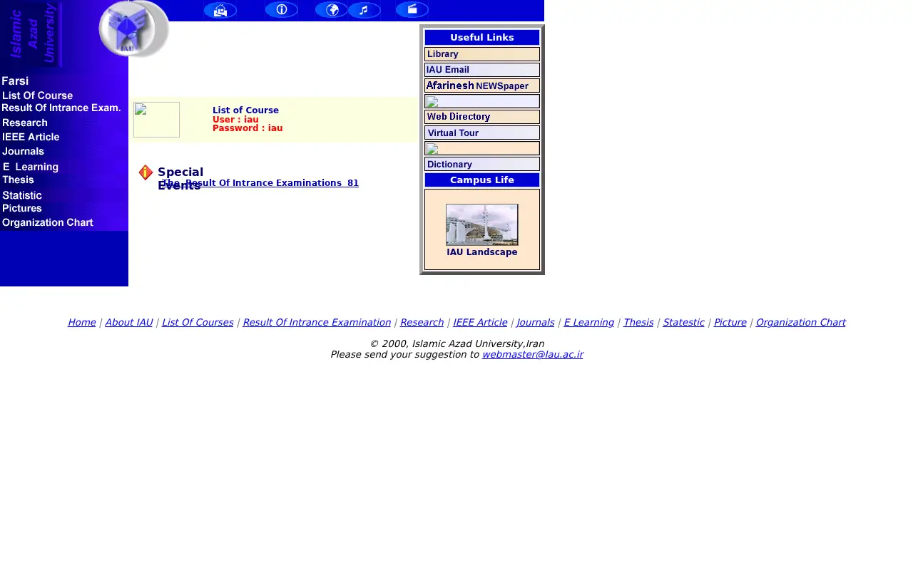 iau.ir in 2003