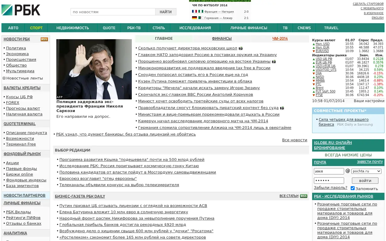 rbc.ru in 2014