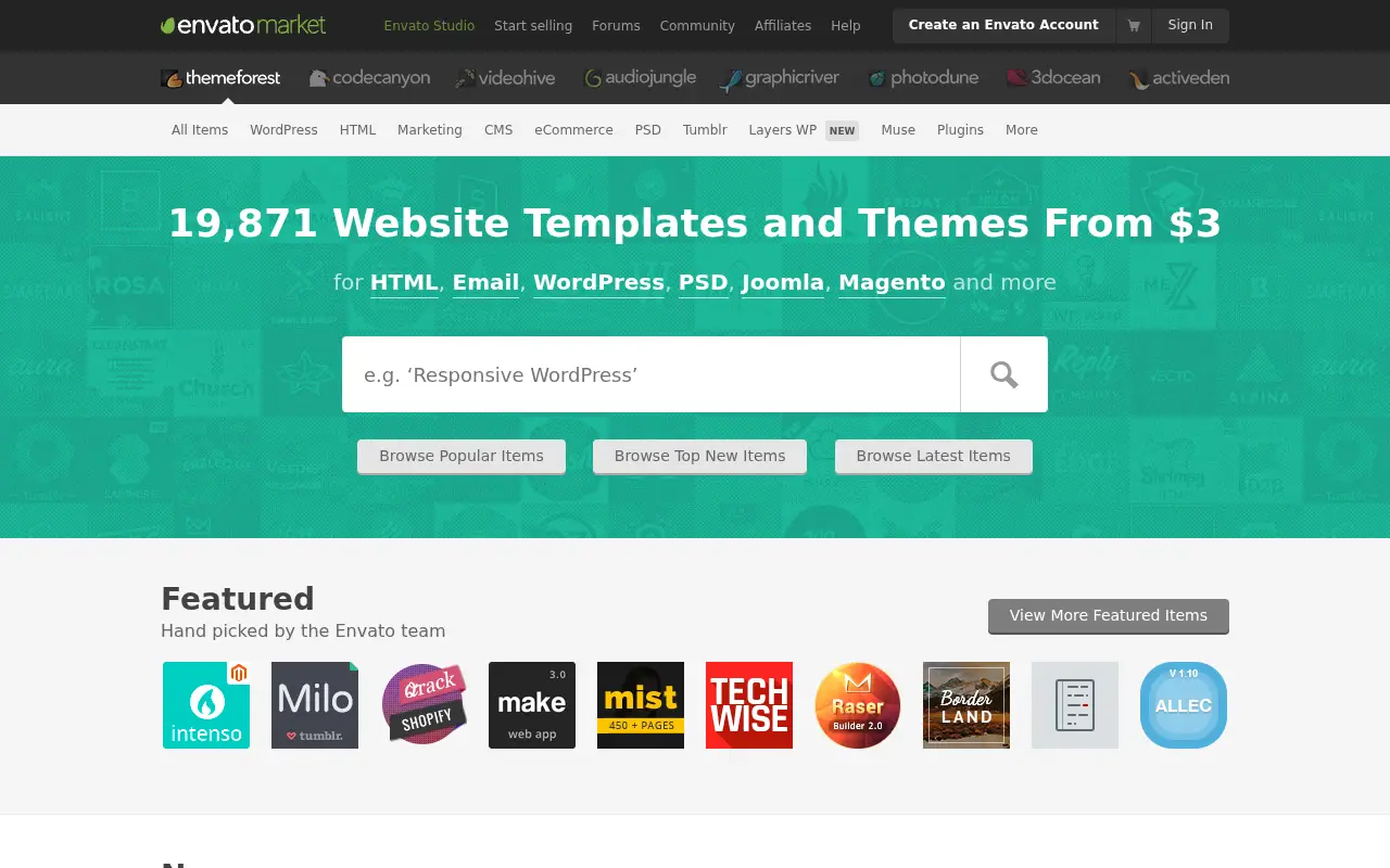 themeforest.net in 2015