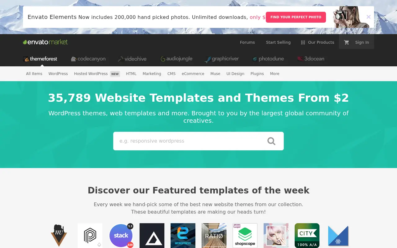 themeforest.net in 2017