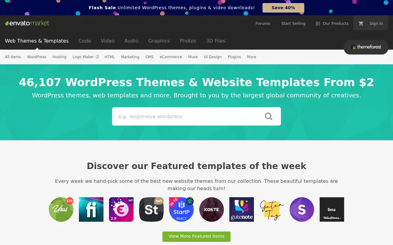 themeforest.net in 2019