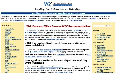 w3.org in 2001