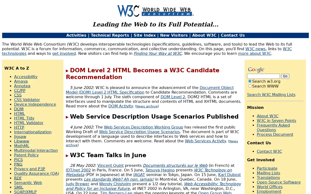 w3.org in 2002