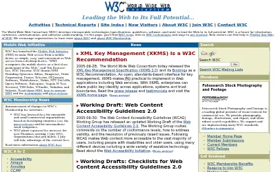 w3.org in 2005