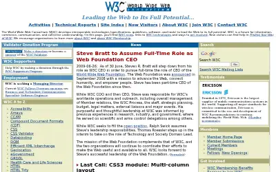 w3.org in 2009