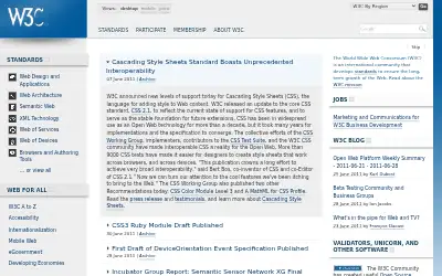 w3.org in 2011