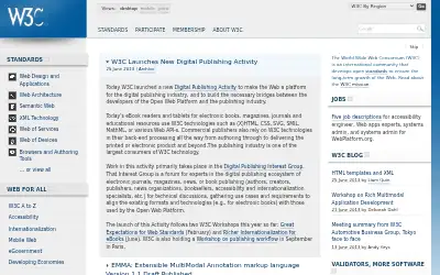 w3.org in 2013