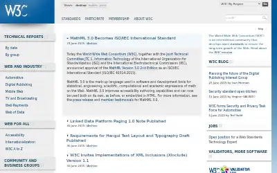 w3.org in 2015