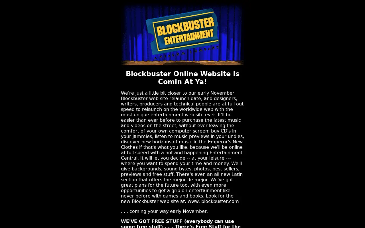 blockbuster.com in 1996