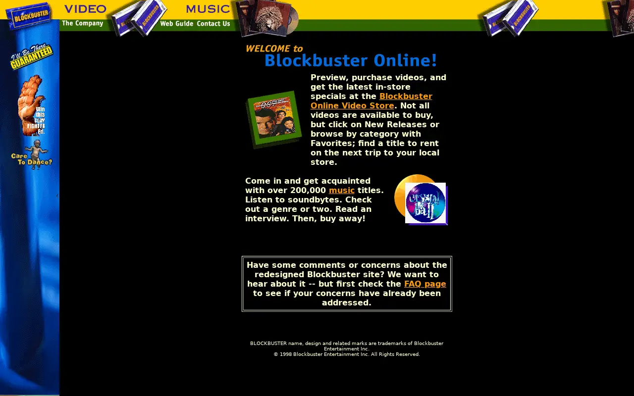 blockbuster.com on May 19, 1998