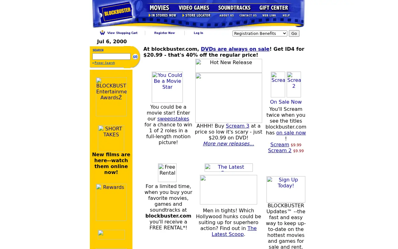 blockbuster.com in 2000