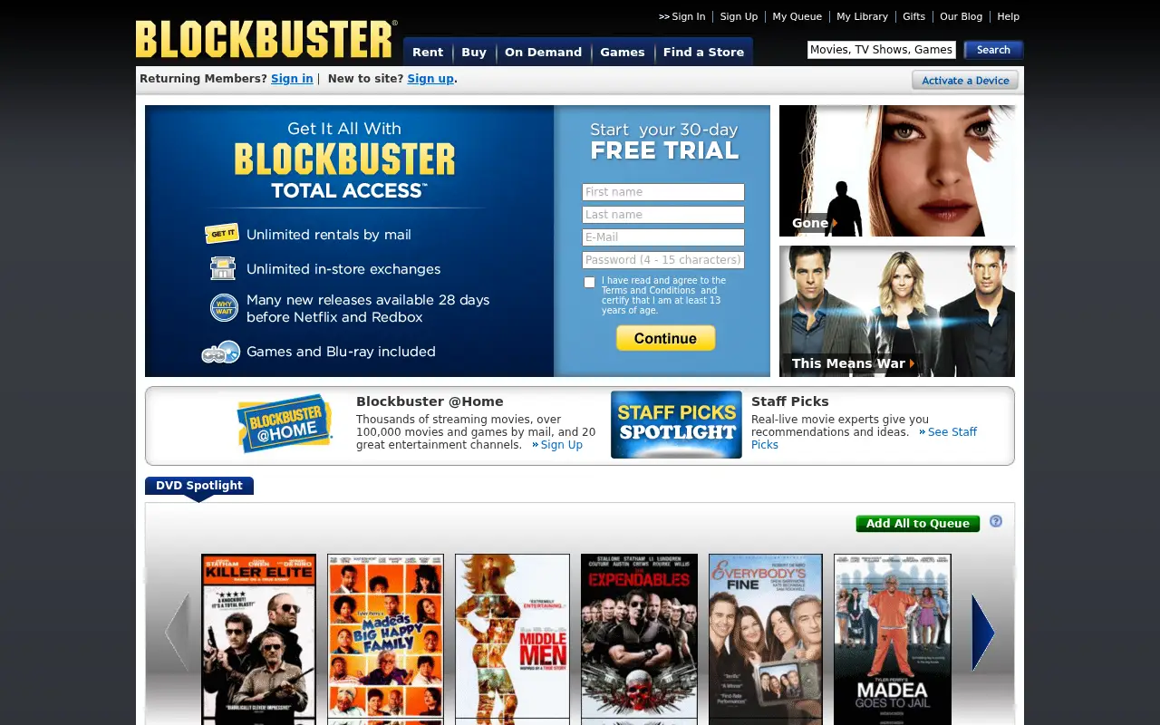 blockbuster.com on July 2, 2012