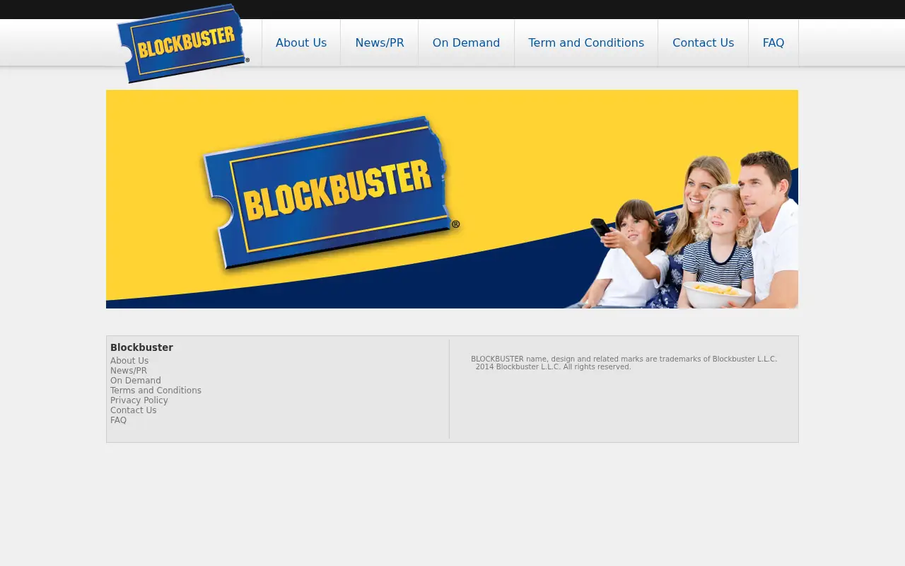 blockbuster.com in 2014