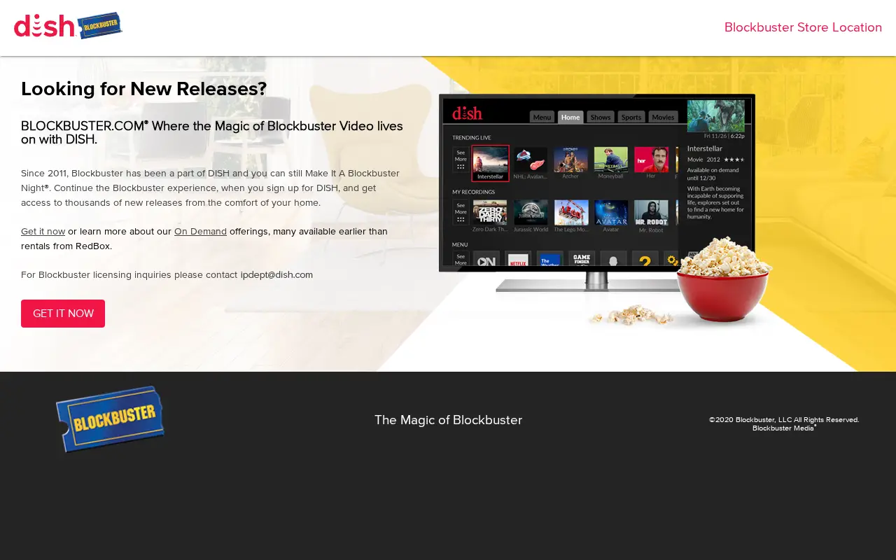 blockbuster.com on July 5, 2020