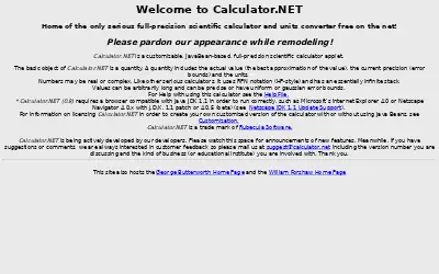 calculator.net in 2000