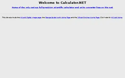 calculator.net in 2001