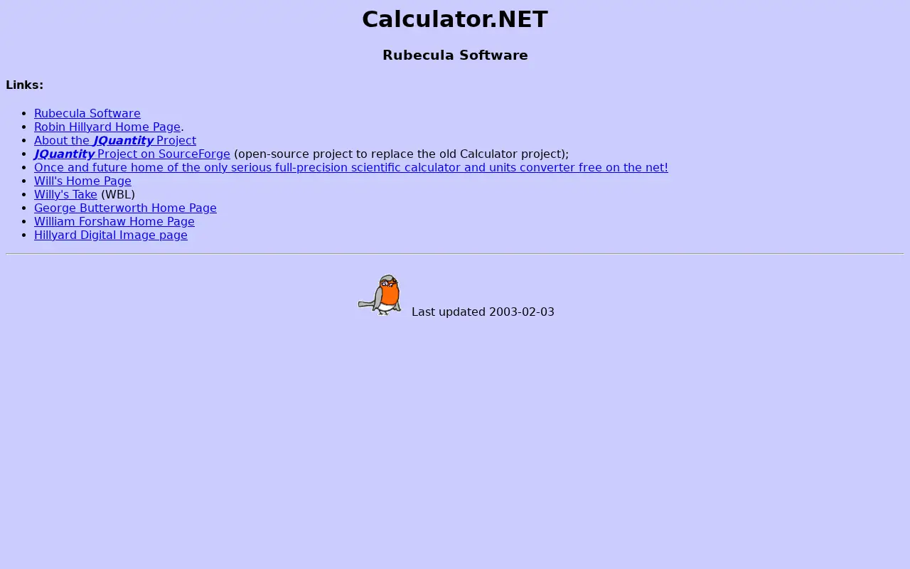calculator.net in 2003