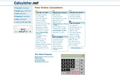 calculator.net in 2011