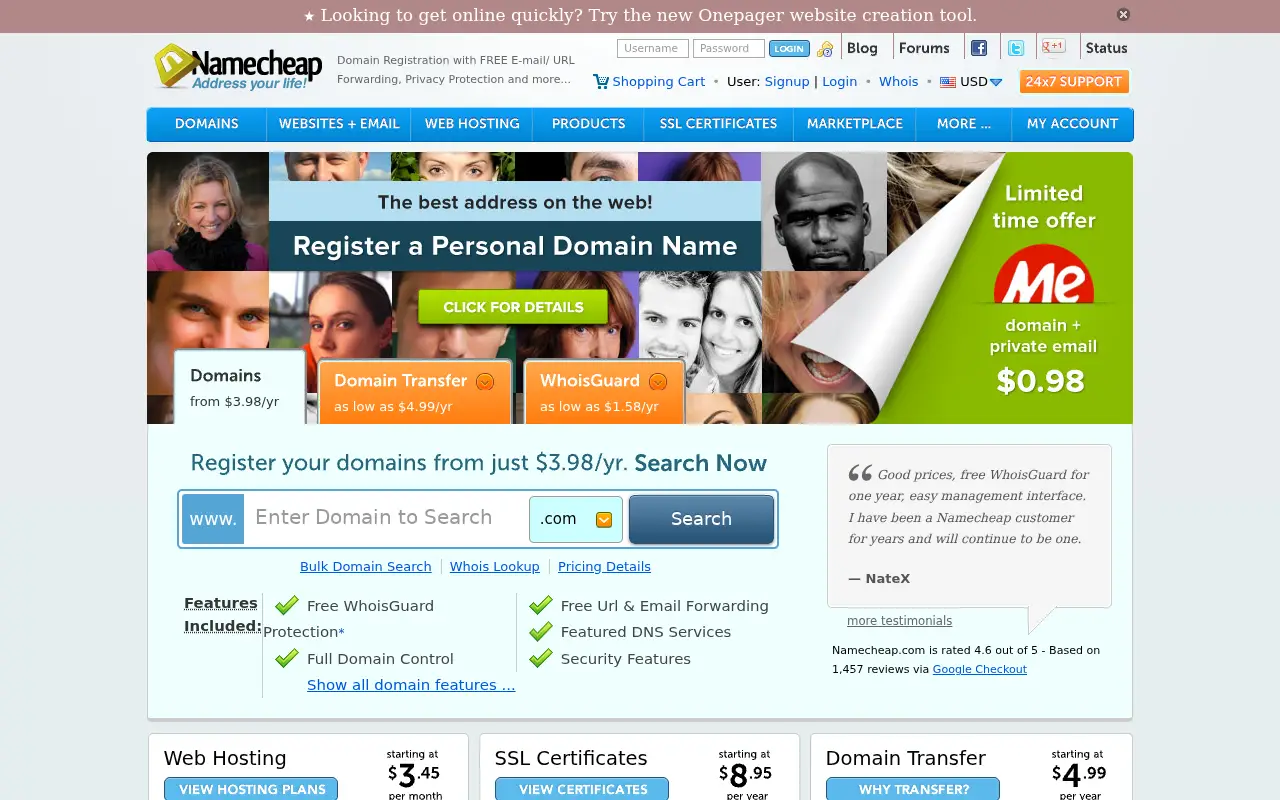 namecheap.com in 2013