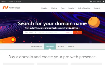 namecheap.com in 2018