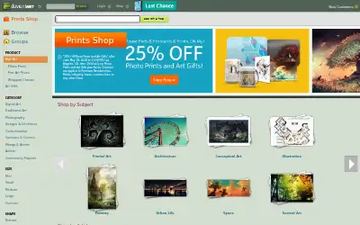 deviantprints.com in 2014