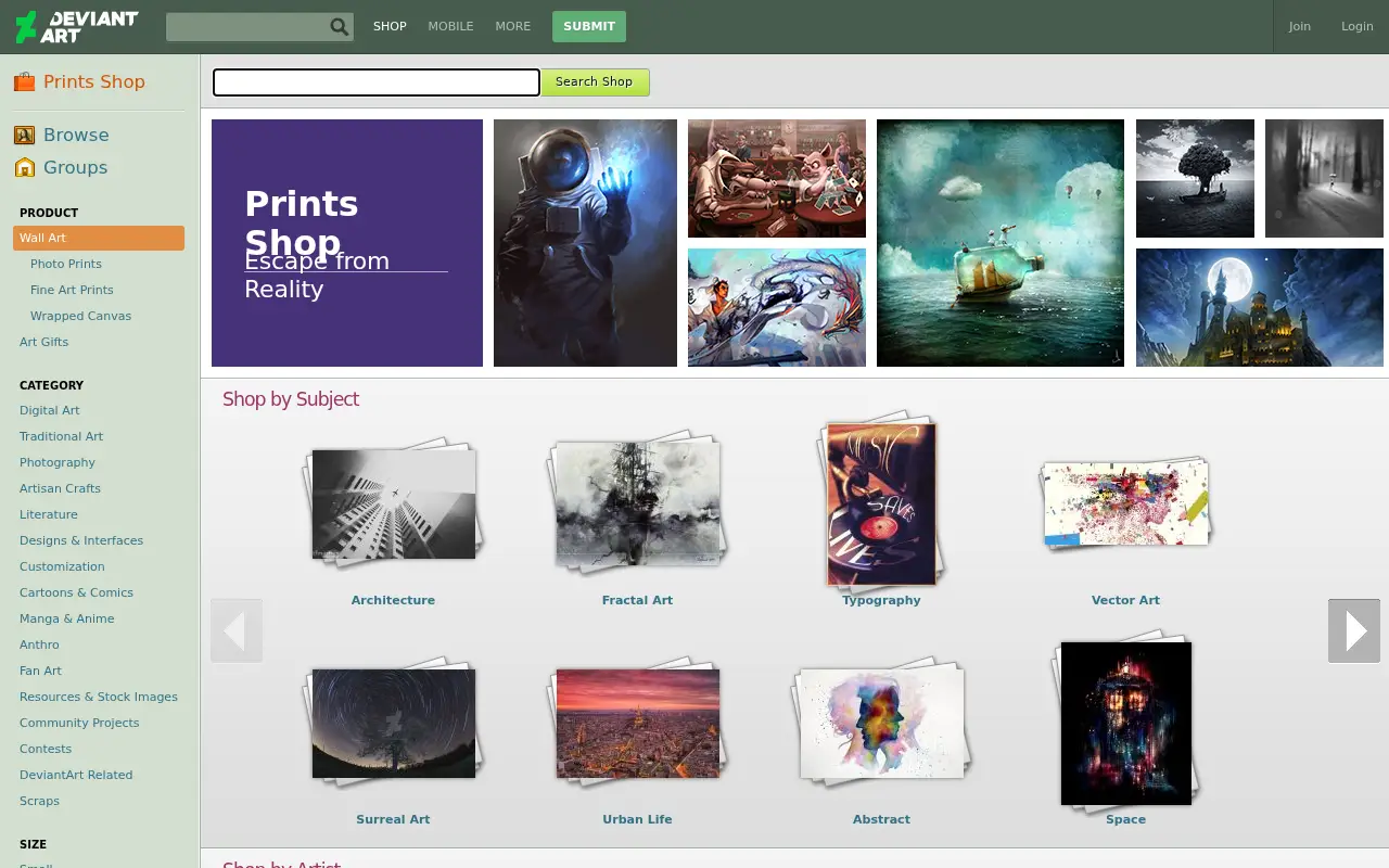 deviantprints.com in 2017