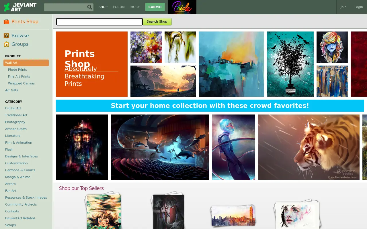 deviantprints.com in 2019