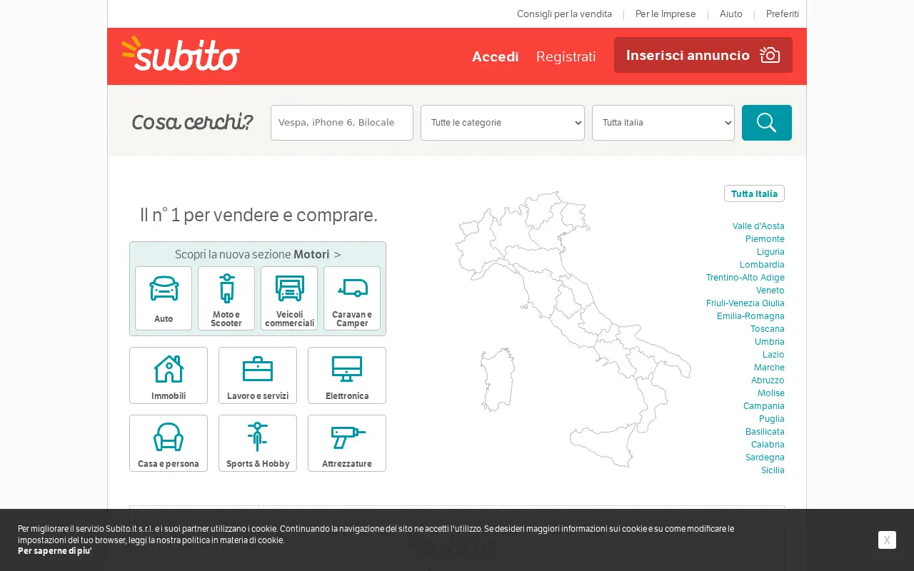 subito.it in 2016