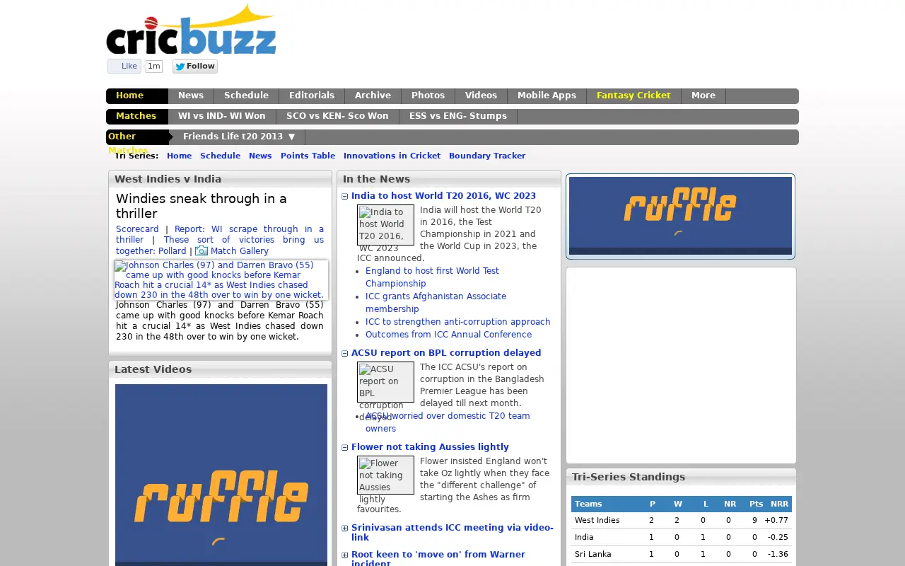 cricbuzz.com in 2013