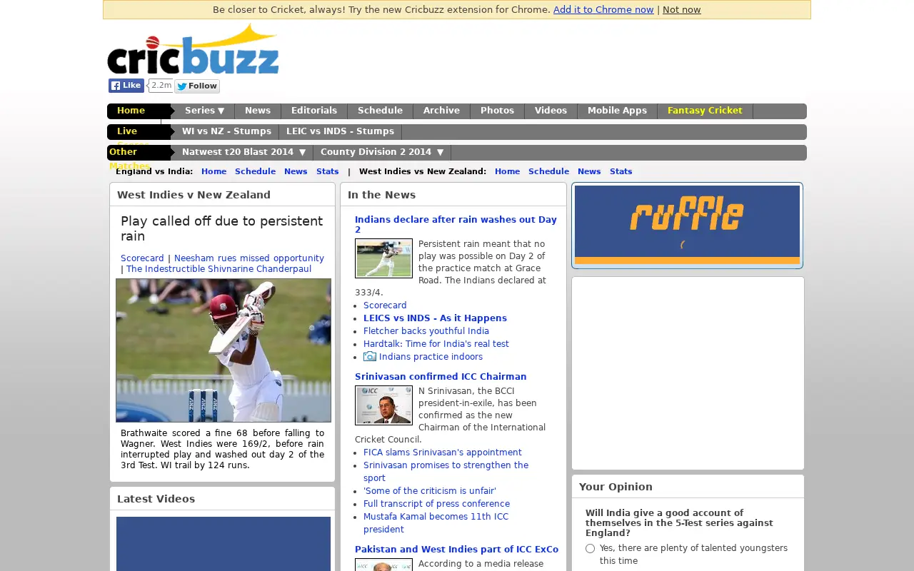 cricbuzz.com in 2014