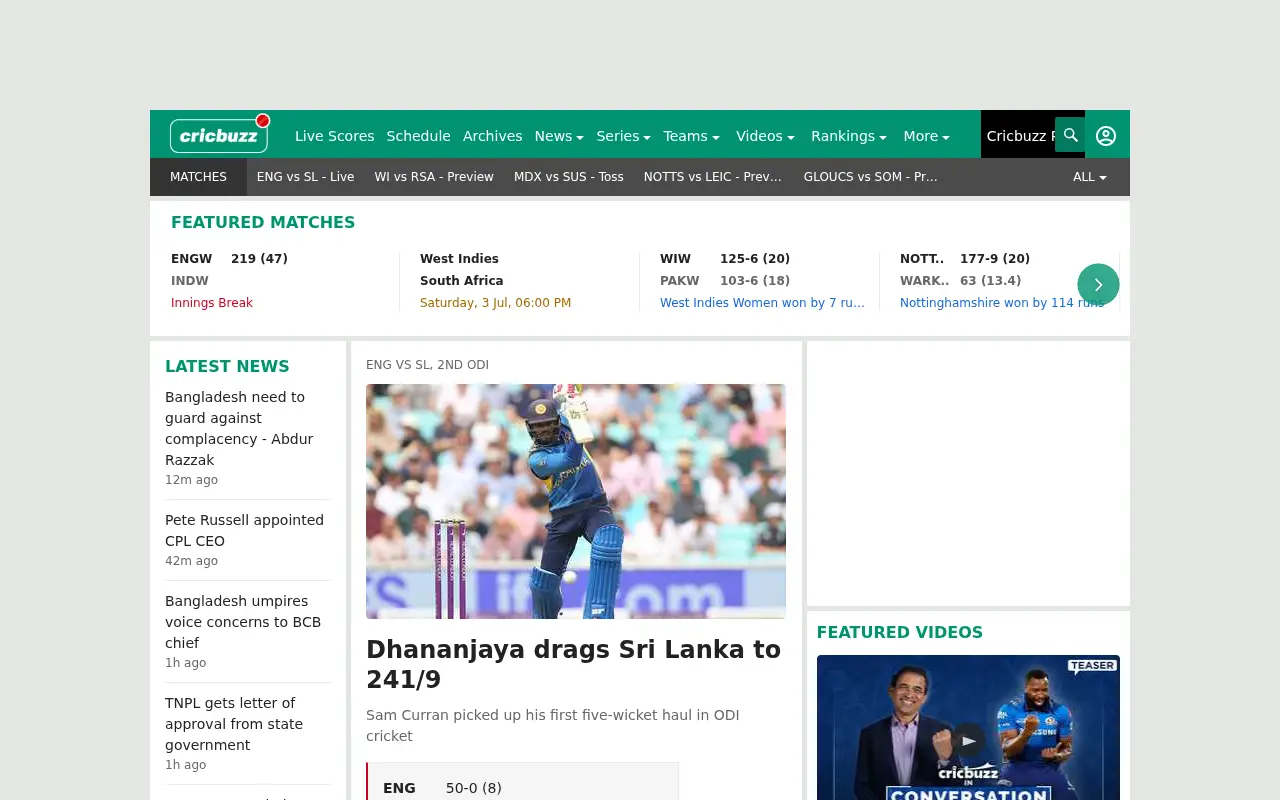 cricbuzz.com in 2021