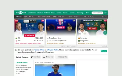 cricbuzz.com in 2025