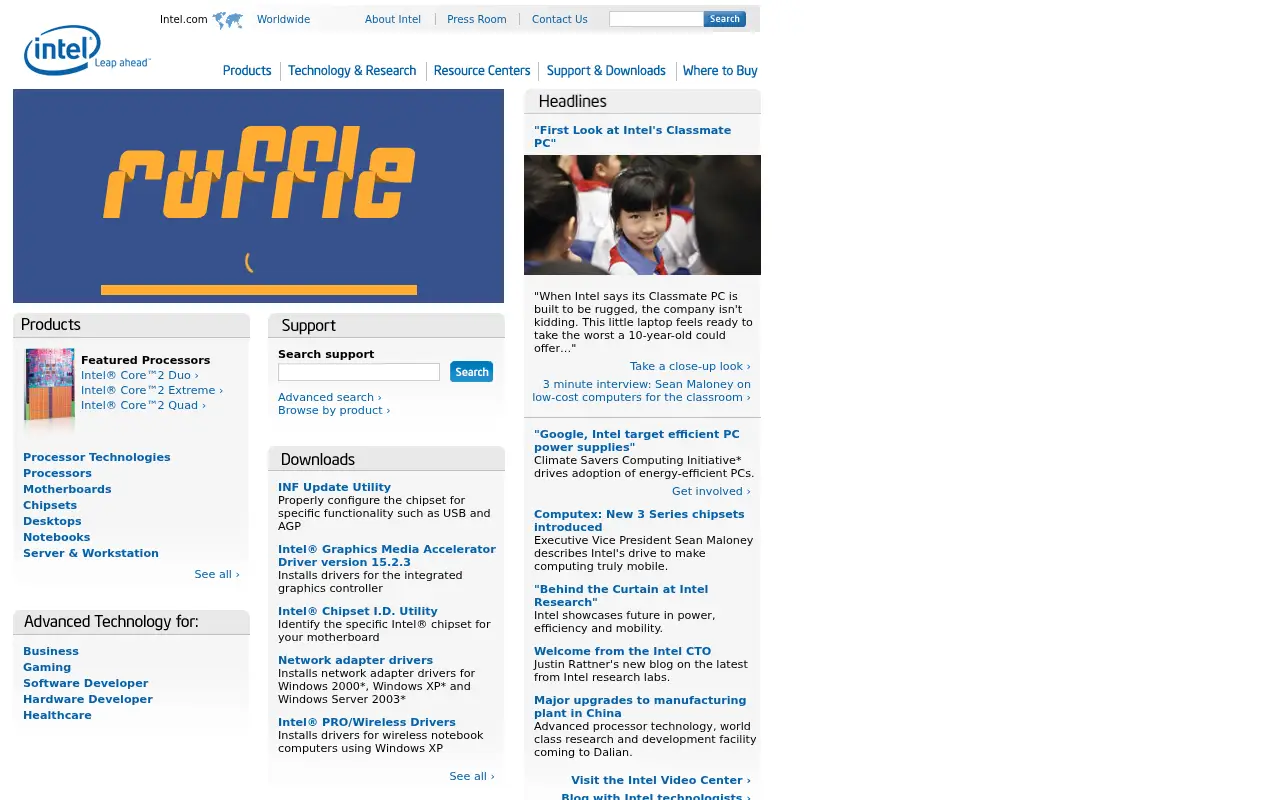intel.com on July 1, 2007