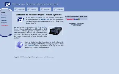 pandora.com in 2002
