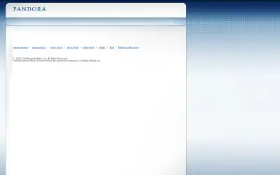 pandora.com in 2008