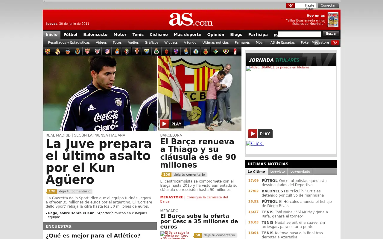 as.com on June 30, 2011