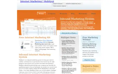 hubspot.com in 2008