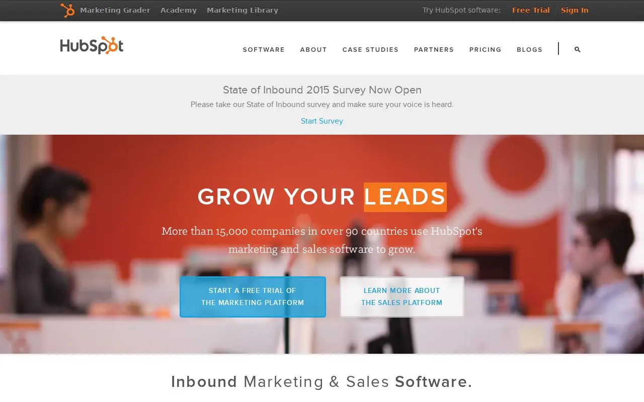 hubspot.com in 2015