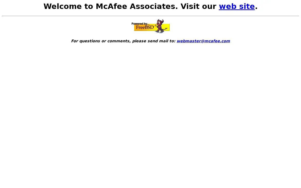 mcafee.com in 1996