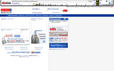 mcafee.com in 2001