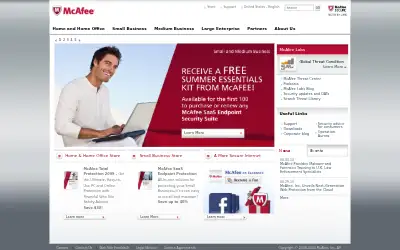 mcafee.com in 2010