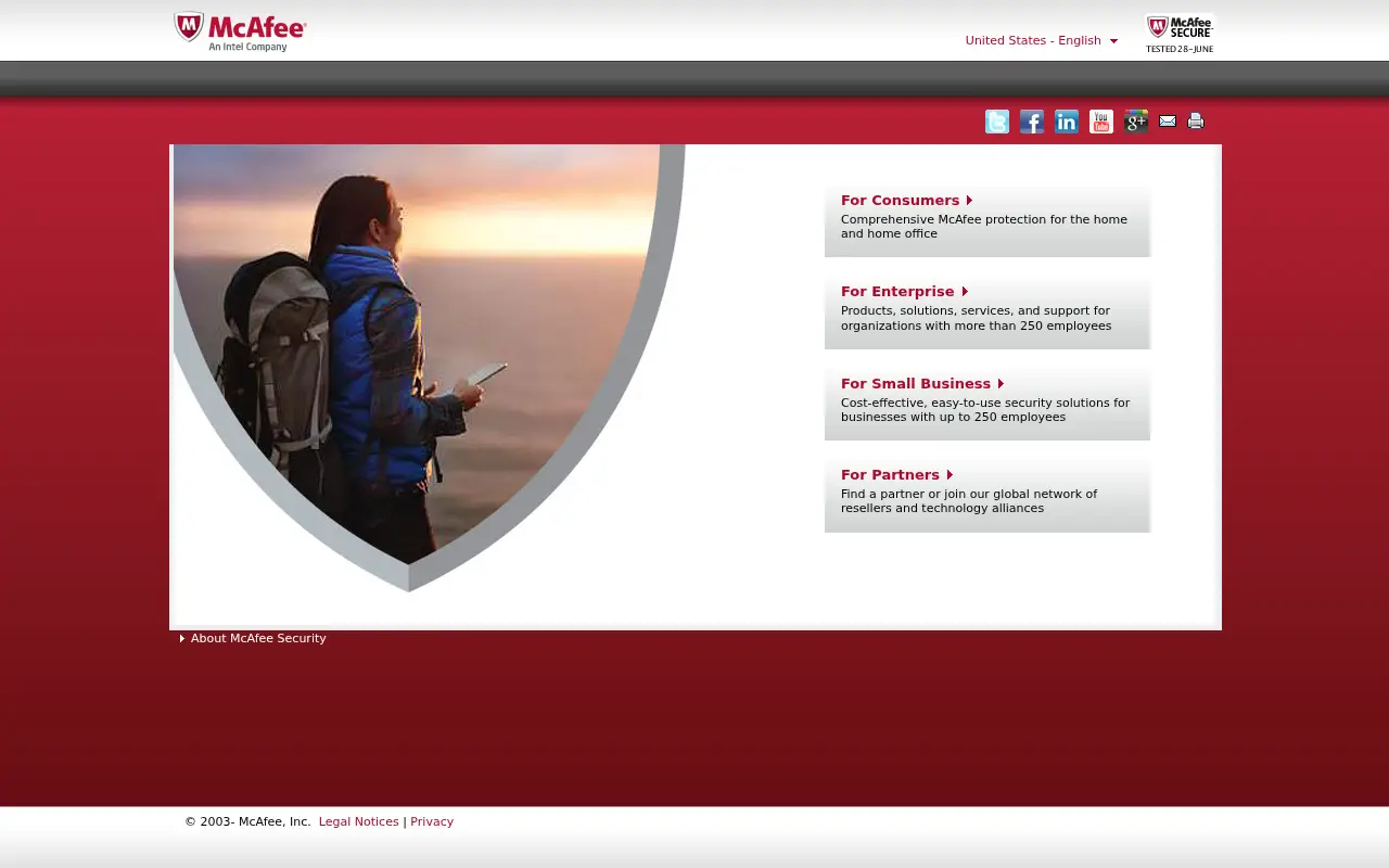 mcafee.com in 2013