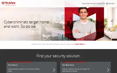 mcafee.com in 2017