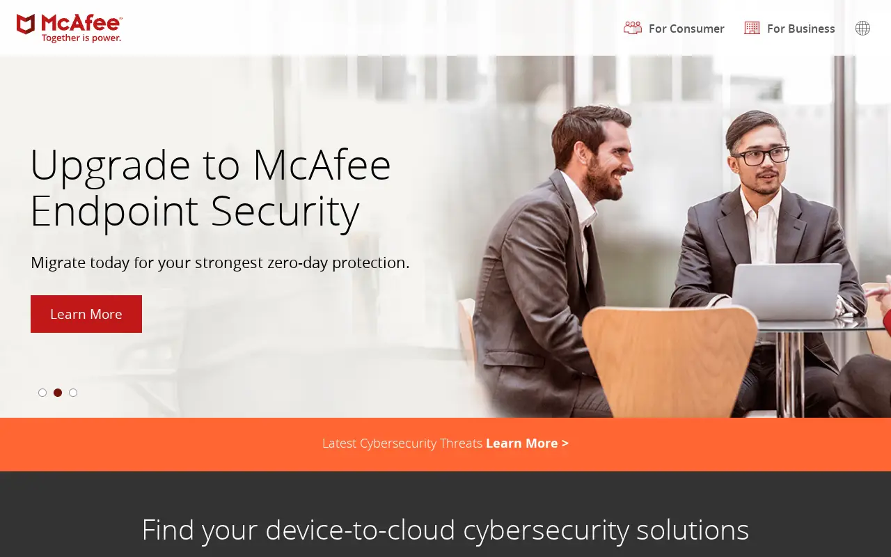 mcafee.com in 2018