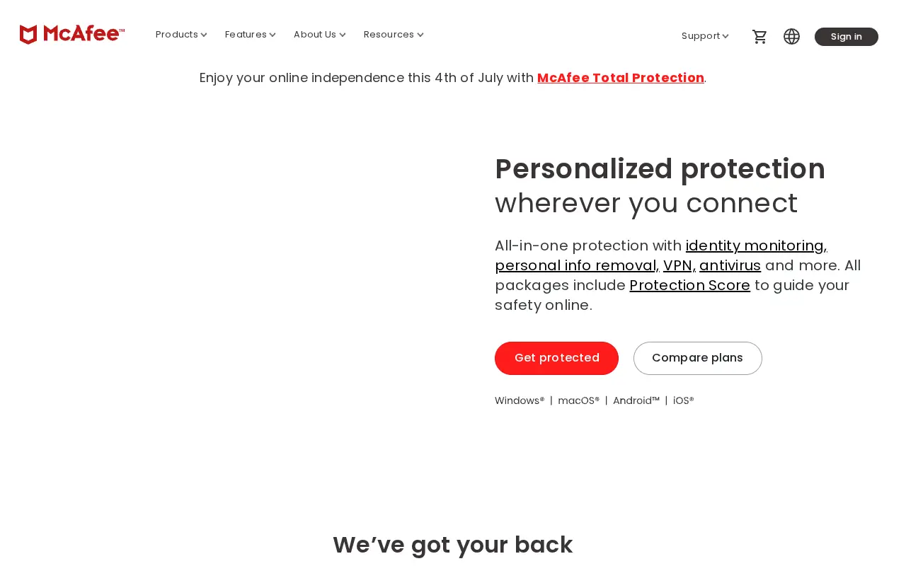 mcafee.com in 2022