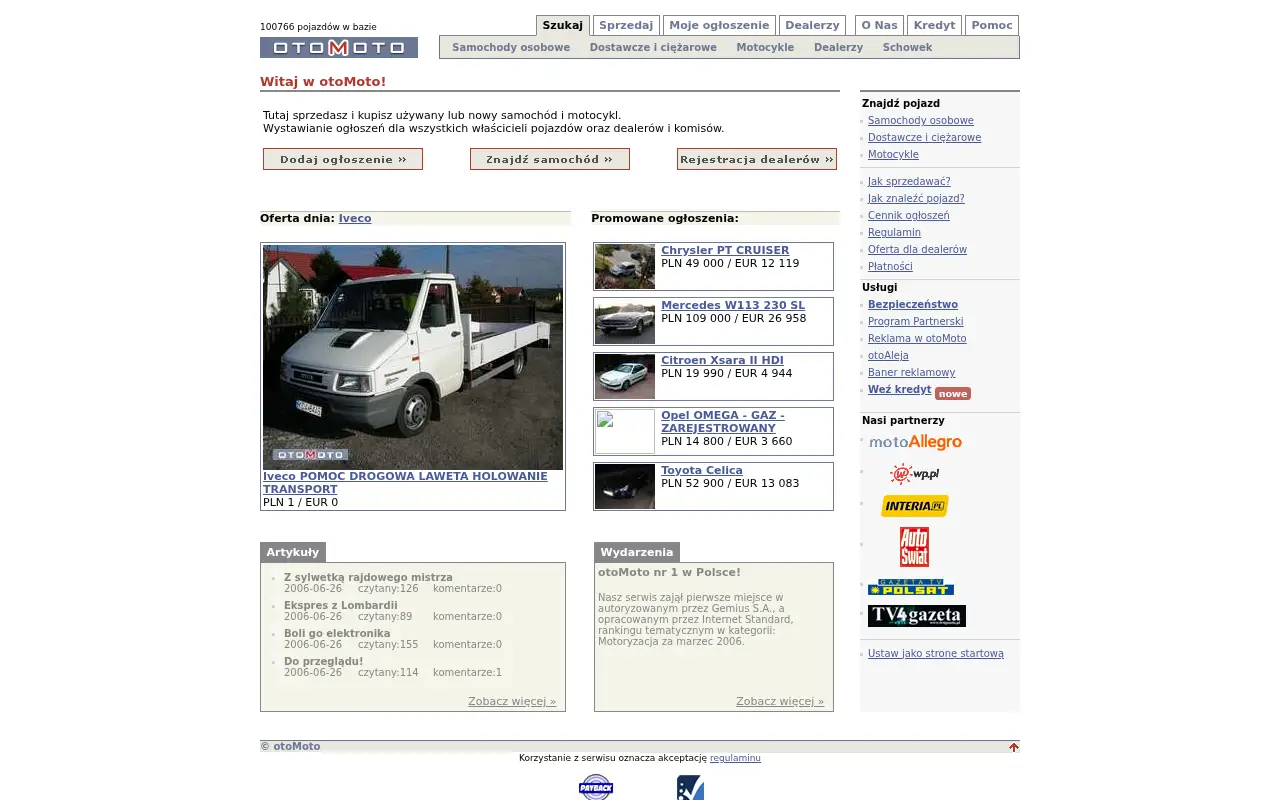 otomoto.pl in 2006